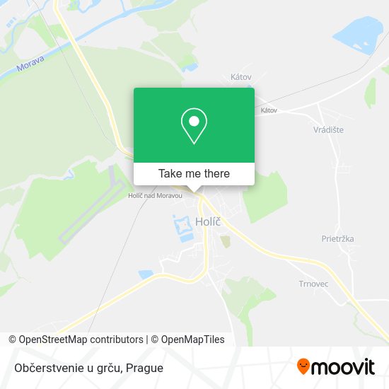 Občerstvenie u grču map