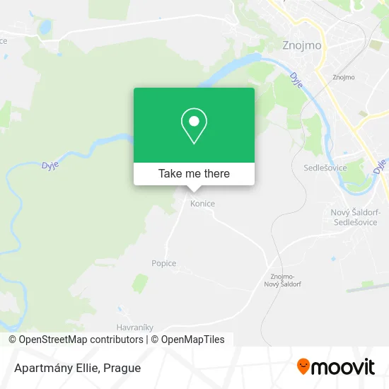Карта Apartmány Ellie