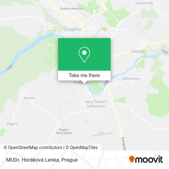 MUDr. Horáková Lenka map