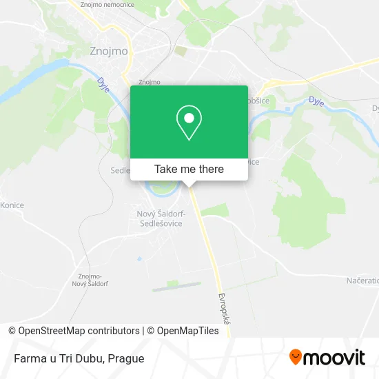 Карта Farma u Tri Dubu