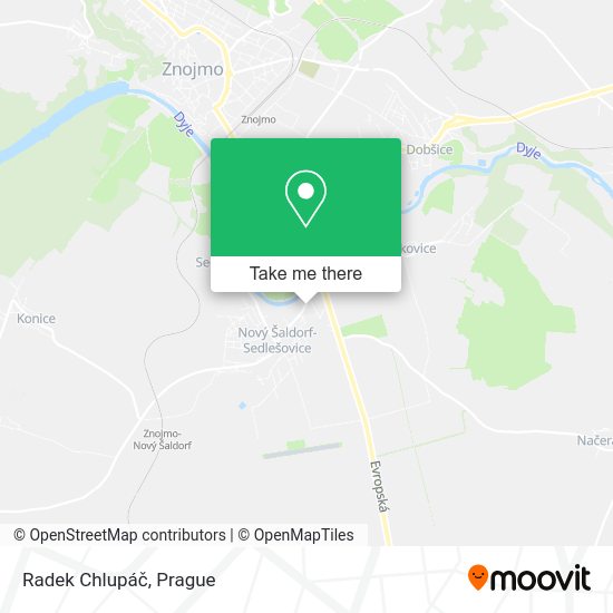 Radek Chlupáč map