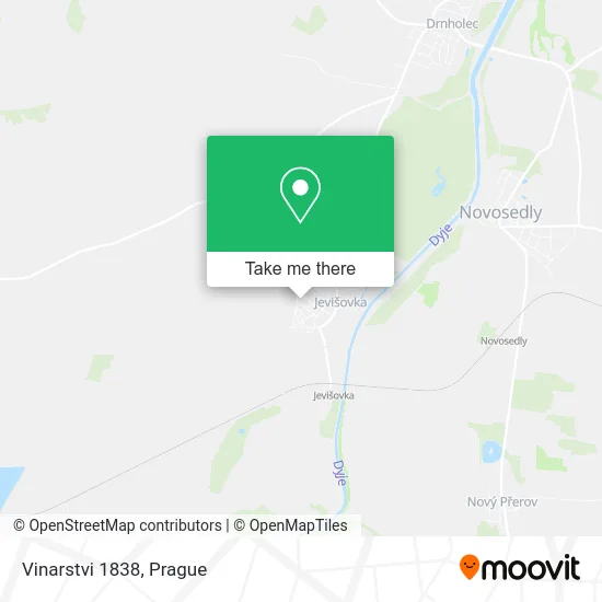 Карта Vinarstvi 1838