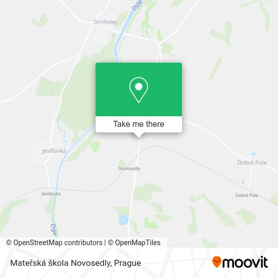 Mateřská škola Novosedly map