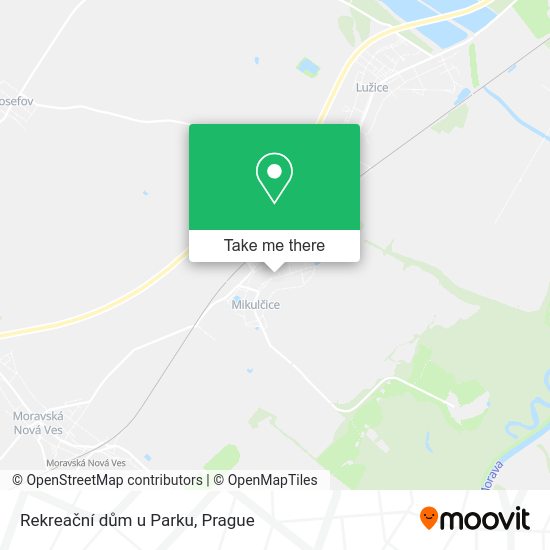 Rekreační dům u Parku map