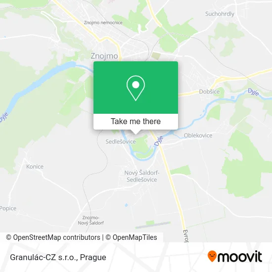 Карта Granulác-CZ s.r.o.
