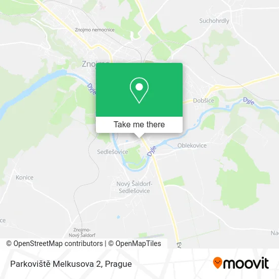 Карта Parkoviště Melkusova 2