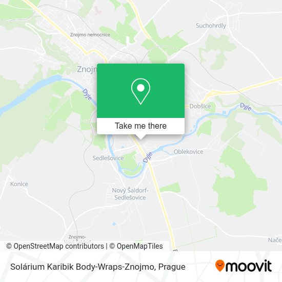 Карта Solárium Karibik Body-Wraps-Znojmo