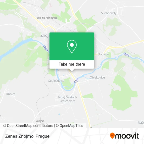 Карта Zenes Znojmo