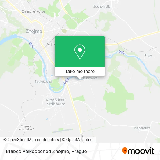 Карта Brabec Velkoobchod Znojmo