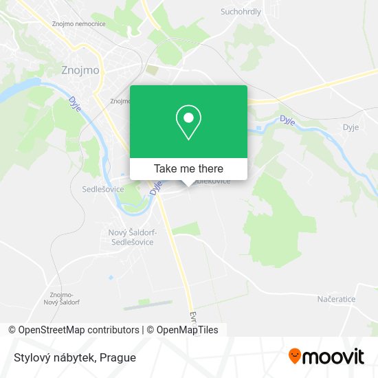 Stylový nábytek map