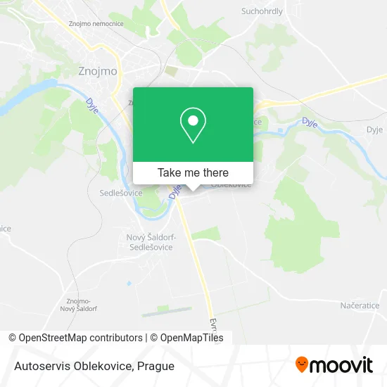 Карта Autoservis Oblekovice