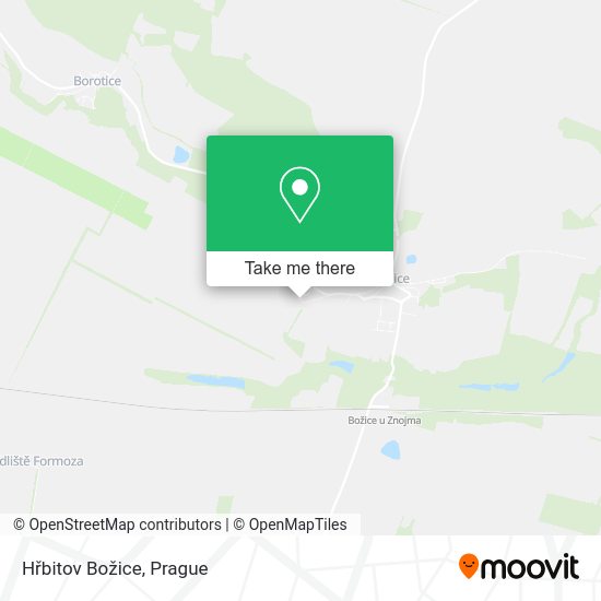 Hřbitov Božice map