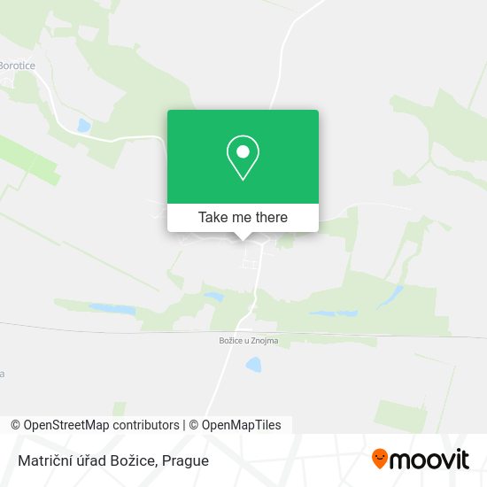 Matriční úřad Božice map