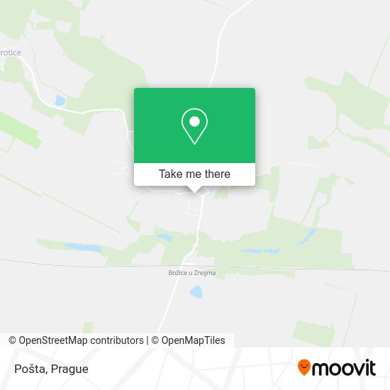 Карта Pošta