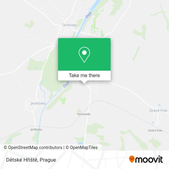 Dětské Hřiště map