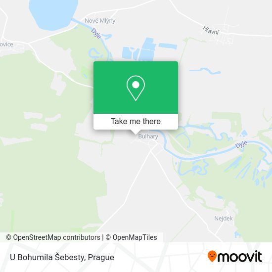 U Bohumila Šebesty map