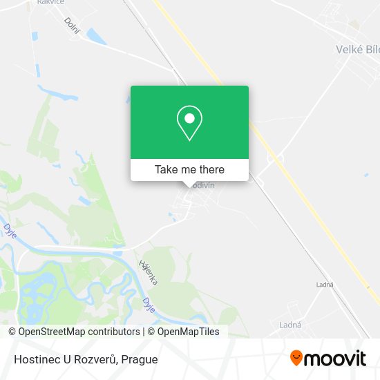Hostinec U Rozverů map