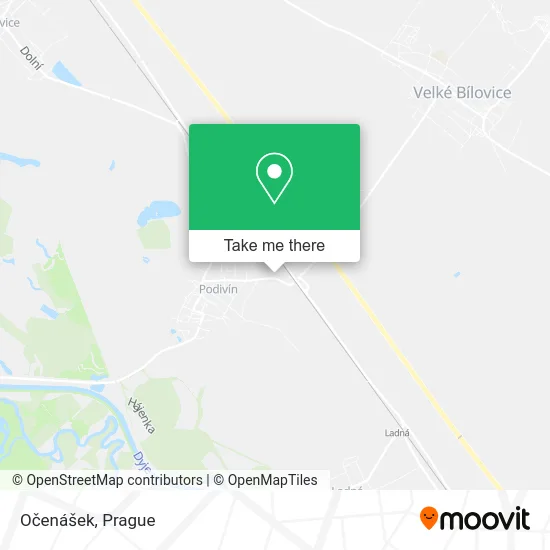 Карта Očenášek