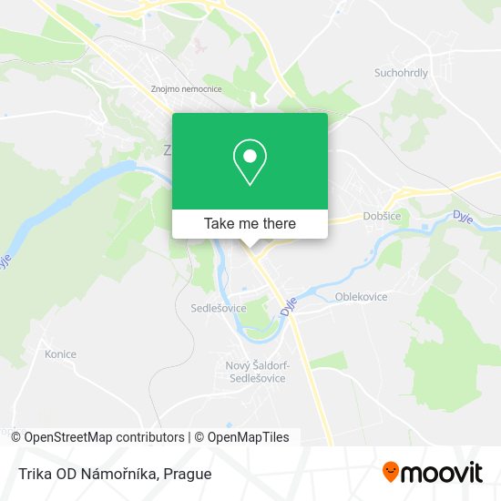 Trika OD Námořníka map