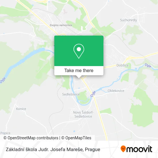 Карта Základní škola Judr. Josefa Mareše