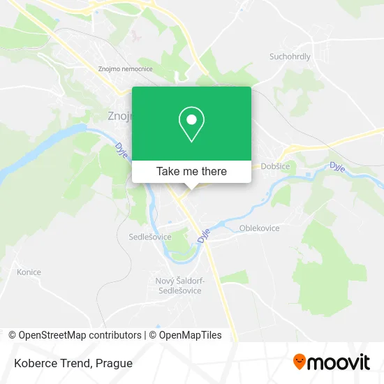 Карта Koberce Trend