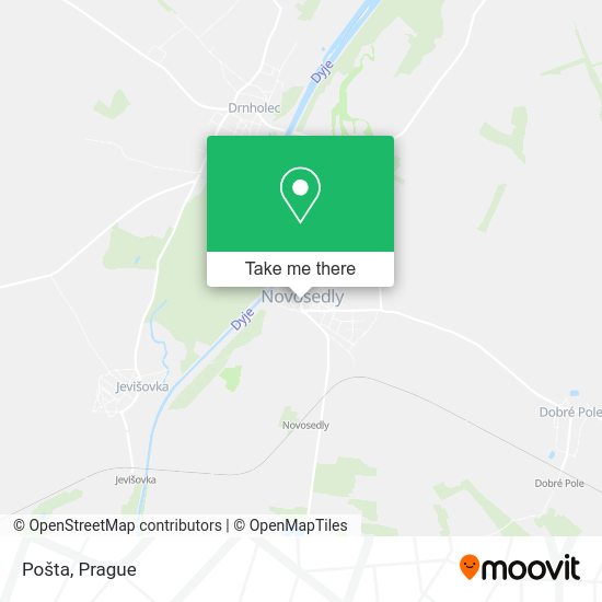 Карта Pošta