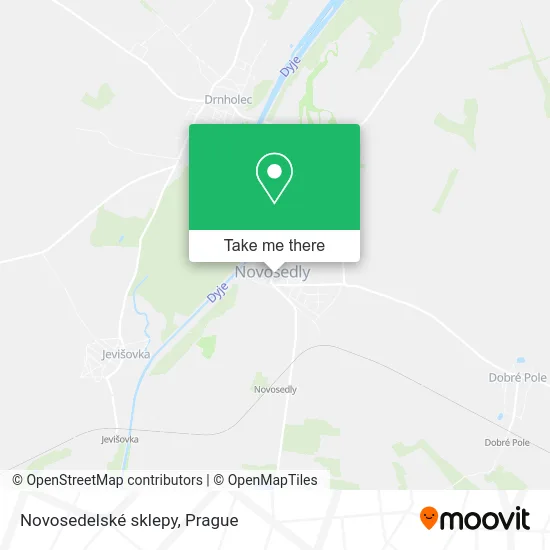 Карта Novosedelské sklepy