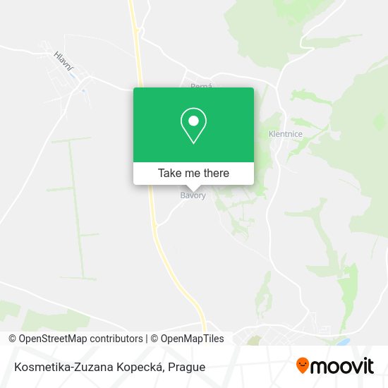 Kosmetika-Zuzana Kopecká map