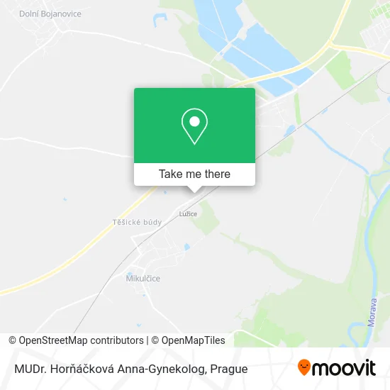 Карта MUDr. Horňáčková Anna-Gynekolog