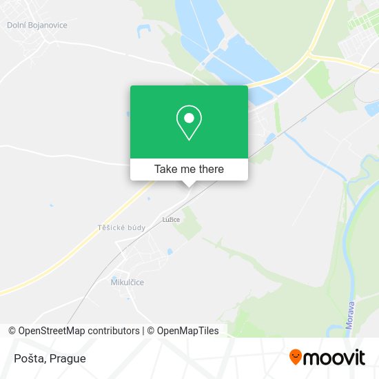 Карта Pošta