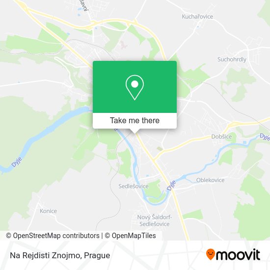 Na Rejdisti Znojmo map