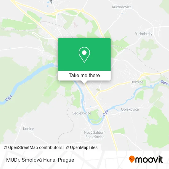 Карта MUDr. Smolová Hana
