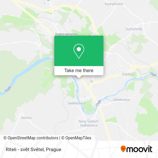 Riteli - svět Světel map