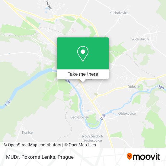MUDr. Pokorná Lenka map