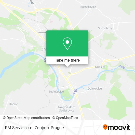 Карта RM Servis s.r.o.-Znojmo