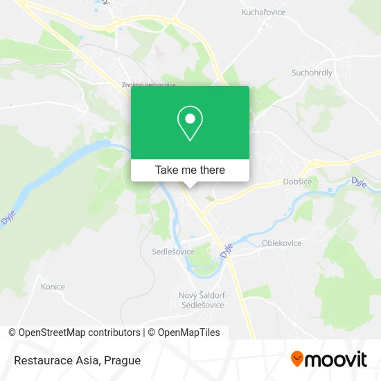 Карта Restaurace Asia
