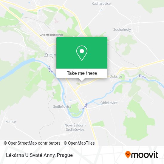 Lékárna U Svaté Anny map