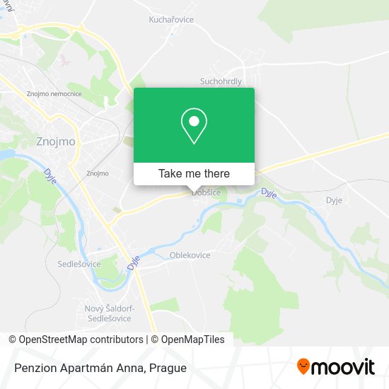 Карта Penzion Apartmán Anna