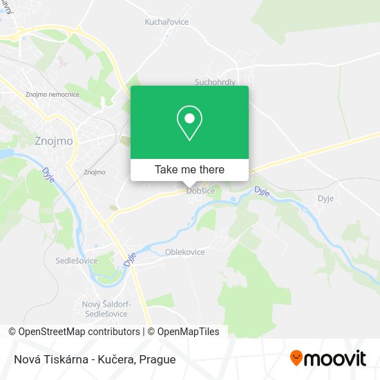 Карта Nová Tiskárna - Kučera