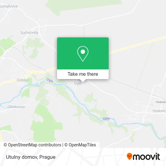 Utulny domov map
