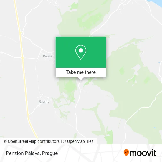 Карта Penzion Pálava