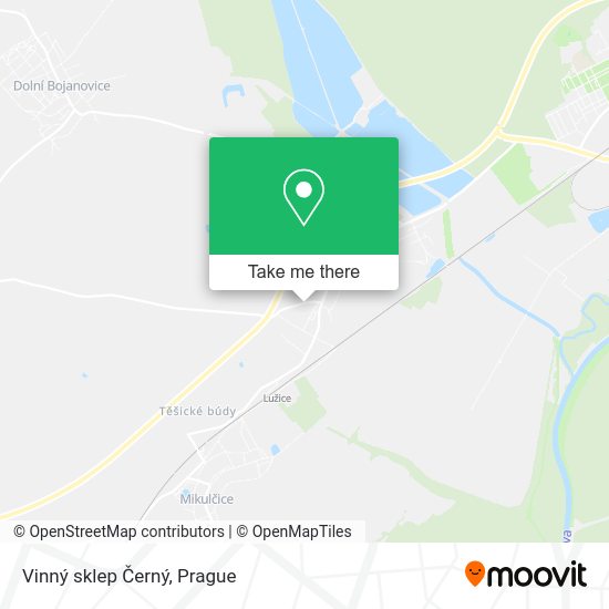 Vinný sklep Černý map