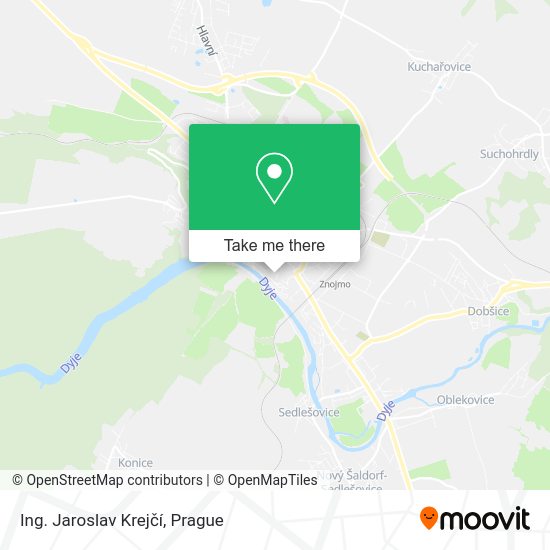 Ing. Jaroslav Krejčí map