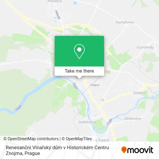 Renesanční Vinařský dům v Historickém Centru Znojma map