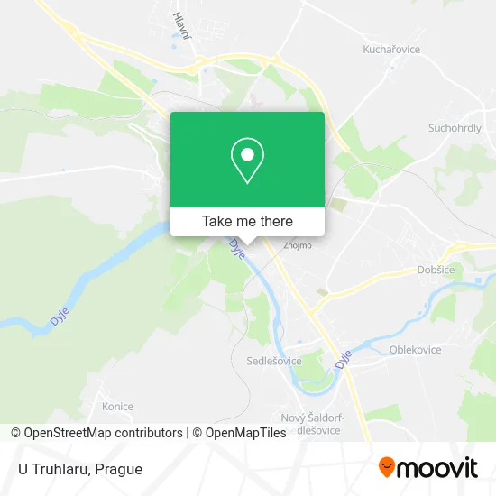 Карта U Truhlaru