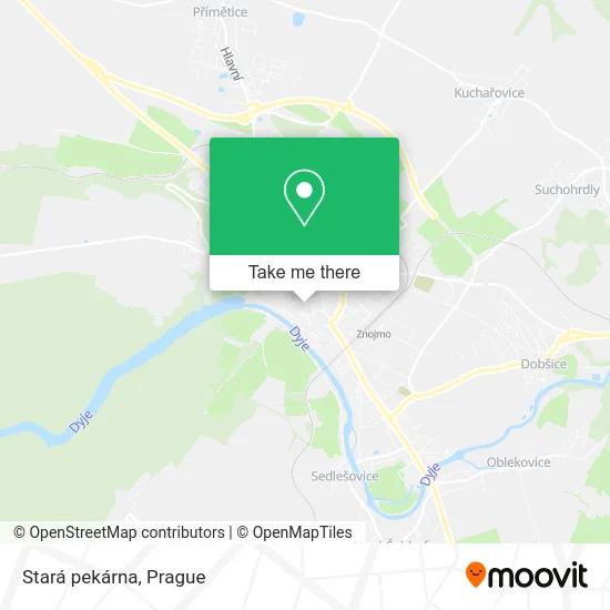 Карта Stará pekárna