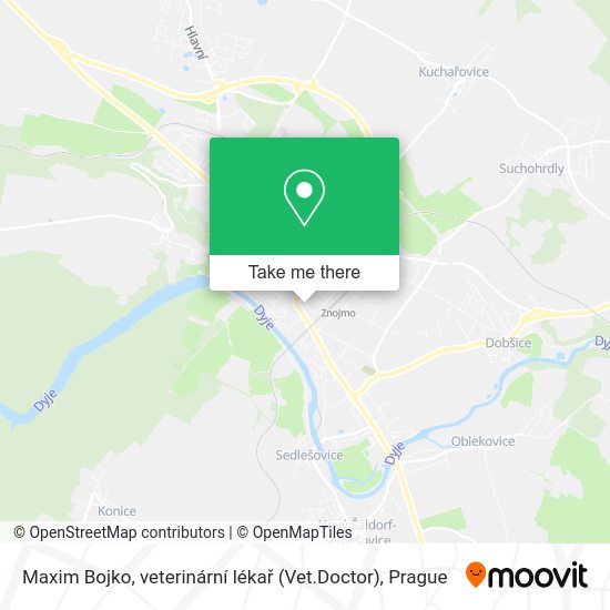 Maxim Bojko, veterinární lékař (Vet.Doctor) map