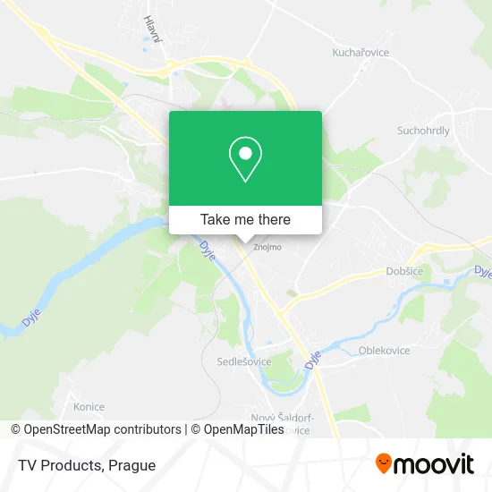 TV Products map