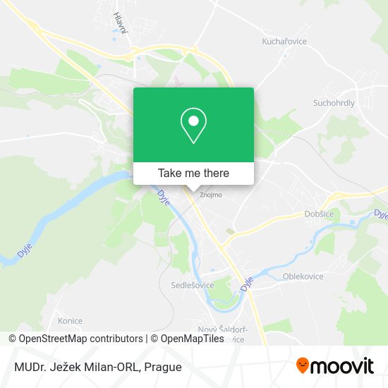 MUDr. Ježek Milan-ORL map