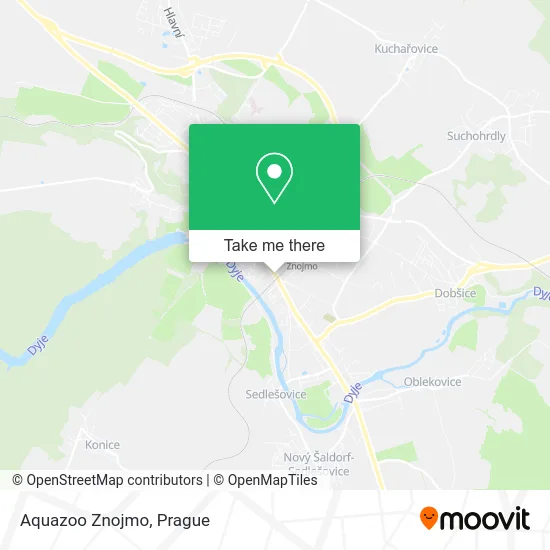 Карта Aquazoo Znojmo